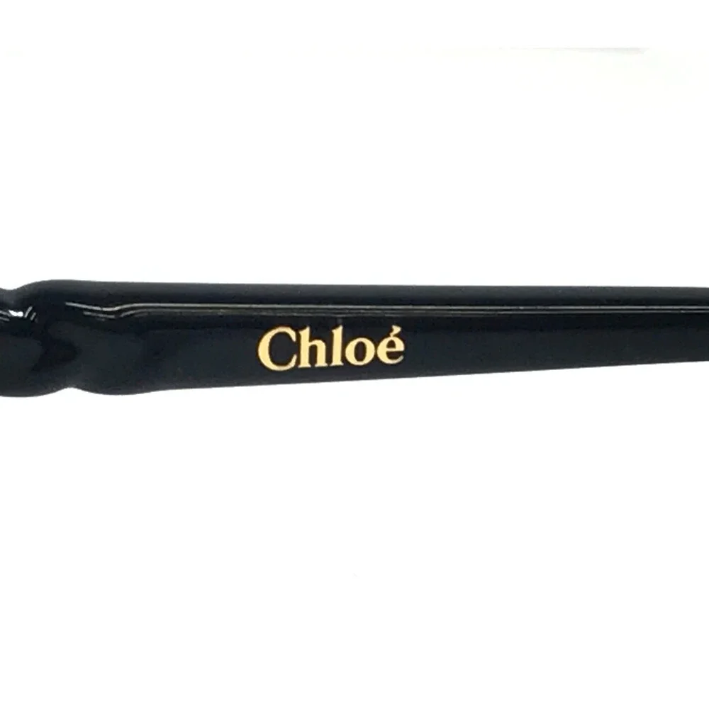 Chloe Petite Eyeglasses Frames CH0006O 002 Shiny Polished Navy Blue 50-17-140